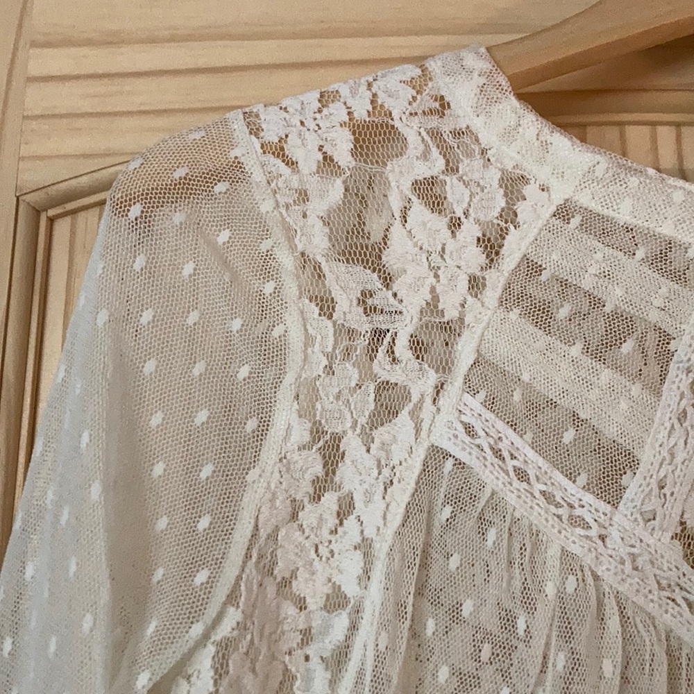 Free People Lace Top